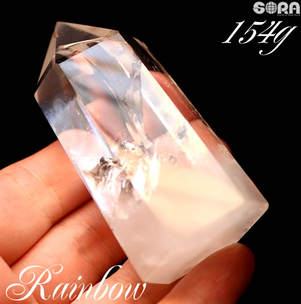 楽天市場】【一点物】【高品質】【高透明度】レインボー水晶 アイリス