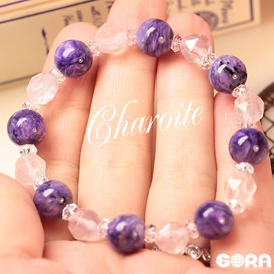 楽天市場】【一点物】エンジェルシリカ クォーツ入りチャロアイト AAA