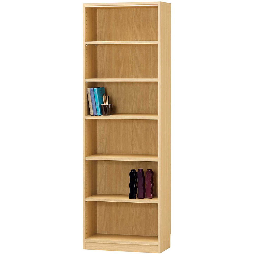 《高さいろいろ、カラーは3色》白井産業 本棚オープンラックTanalio TNL-1859NA(W590×D290×H1800mm)ナチュラル