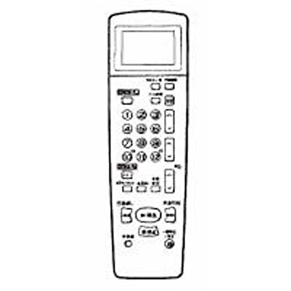 シャープ ビデオデッキ用リモコン(0036381109)