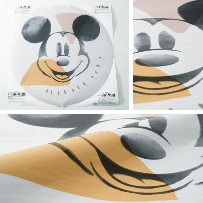 壁紙 シールタイプ Dd1 039 Mickey 貼ってはがせる ドイツ製 ディズニー ミッキーマウス ミッキー Cszインテリア 寝具 収納 おしゃれ 可愛い ドイツ製 Dd1 039 Mickey Abstract ミッキー アブストラクト Csz