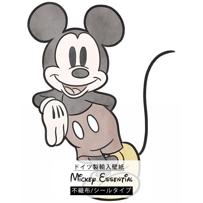 ポイント10倍 4日時から6時間限定 壁紙 シールタイプ 貼ってはがせる ディズニー ミッキーマウス ミッキー ワンポイント おしゃれ 可愛い ドイツ製mickey Essential ミッキーエッセンシャル Csz New