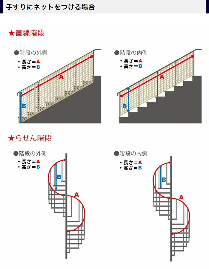 売れ筋がひ贈り物！ ネット 網 階段ネット 落下防止ネット 転落防止