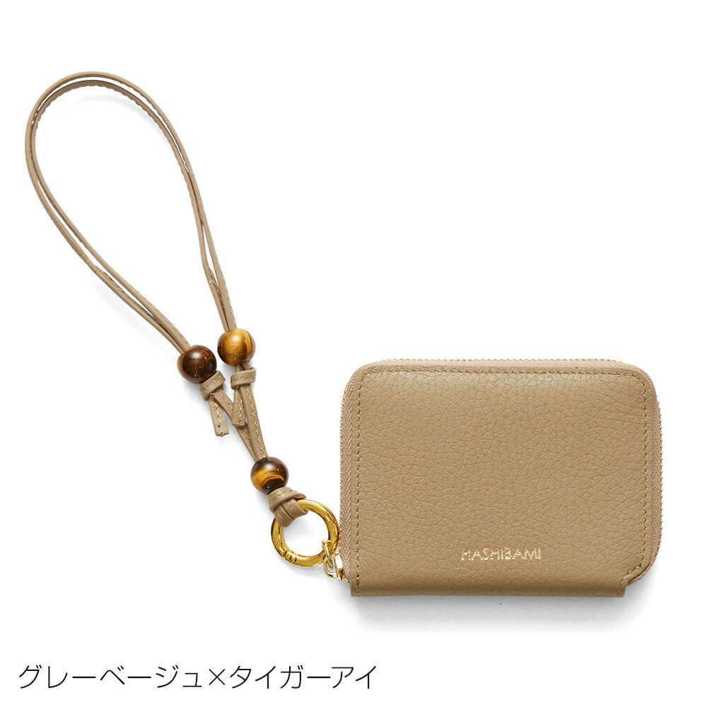 レザージェムストーンストラップ付ミニ財布 ウォレット
Mini Wallet