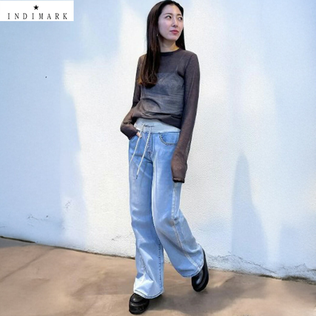 楽天市場】INDIMARK インディマーク INDKNIT レディース サイドライン