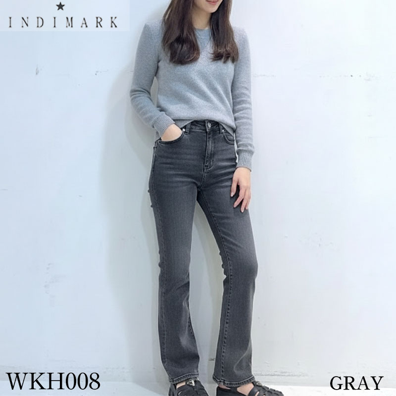 全品+10倍♪【最大47.5倍&times;マラソン限定クーポン】ショップ袋おまけ付 2026【INDIMARK インディマーク】裏起毛 セミフレアグレーWKH008※サイズ交換OK【送料無料】正規品｜selectshop PROLOGUE 9,919円