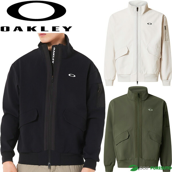 【未使用品】Oakley ゴルフインサレーテッドフルジップジャケット OAKLEY オークリー(OAKLEY) ゴルフウェア ブルゾン メンズ O-SYNC PACK