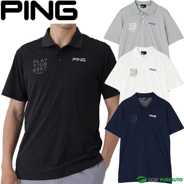 ピン ゴルフ 半袖 ポロシャツ サライテック メンズ EARLY AUTUMN 621-5260700 ゴルフウェア アパレル PING GOLF 2025年秋冬モデル 秋冬ウェア トップス おしゃれ ブランド