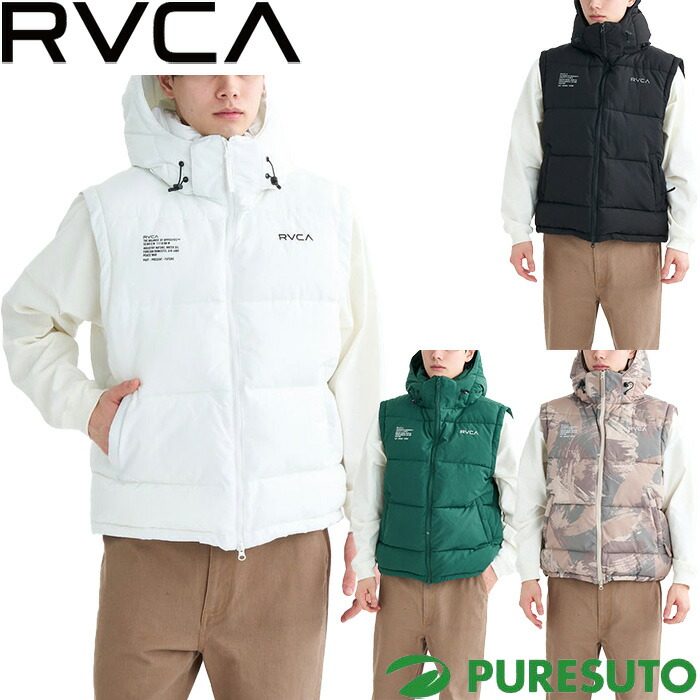 楽天市場】23 RVCA ルーカ ダウンベスト PUFFER VEST ジャケット