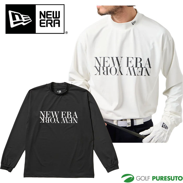 ニューエラ ゴルフ 長袖 ミッドネック ベアTシャツ NEW ERA NEW YORK 14669861 14669862 ゴルフウェア トップス 2025年秋冬モデル NEWERA GOLF おしゃれ ブランド