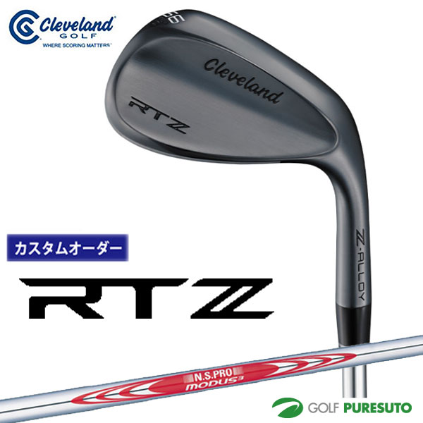 カスタムオーダー クリーブランド RTZ ブラックサテン ウェッジ NS PRO MODUS3 TOUR120 スチールシャフト 2025年モデル 日本仕様 日本正規品 cleveland アールティーゼット 【■DC■】