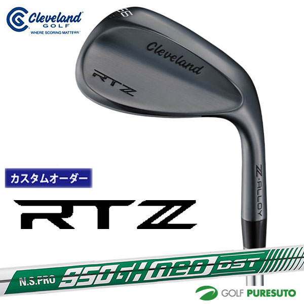 カスタムオーダー クリーブランド RTZ ブラックサテン ウェッジ NS PRO 950GH neo DST スチールシャフト 2025年モデル 日本仕様 日本正規品 cleveland アールティーゼット 【■DC■】