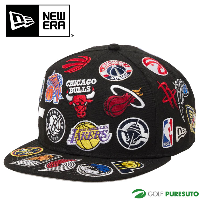 ニューエラ キャップ 9FIFTY Team Logo Allover NBA 14667798 スポーツウェア 帽子 2025年秋冬モデル NEWERA おしゃれ ブランド