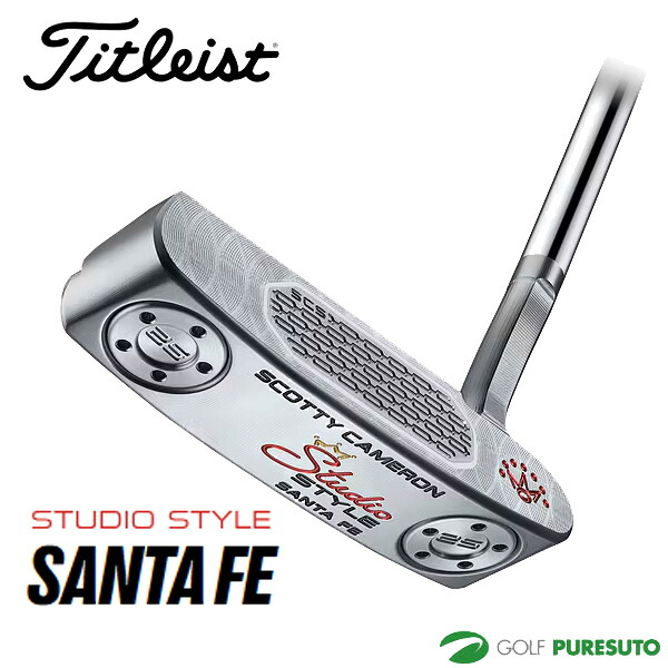 タイトリスト スコッティー キャメロン Studio Style Santa 鉄 パター 2026年模範例 titleist ゴルフ野球クラブ SCOTTY CAMERON 制作室表現スタイル サンタフェ 右利き メンズ
