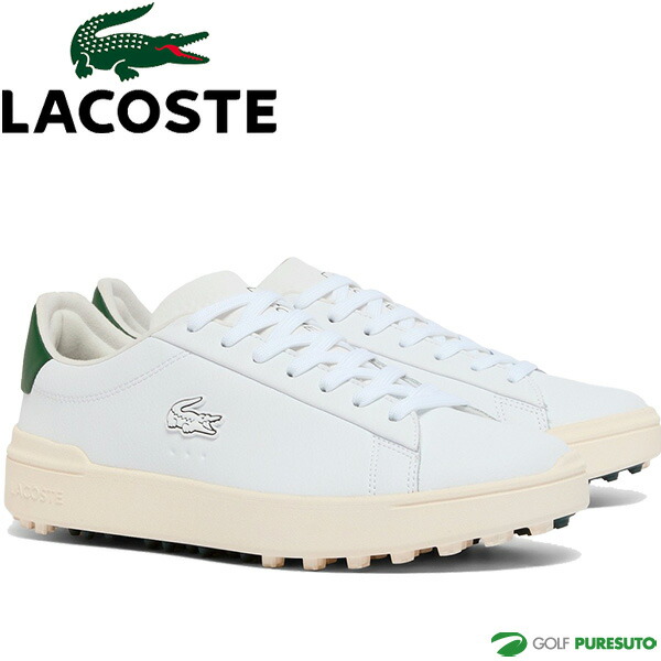 ラコステ LACOSTE ゴルフシューズ スパイクレス CARNABY GOLF 1261 SMA メンズ 51SMA0136 カーナビー ゴルフ 靴 ローカット スポーツシューズ ゴルフスニーカー スパイクレスシューズ 紐タイプ シューレース 2026年モデル おしゃれ ブランド 10,336円