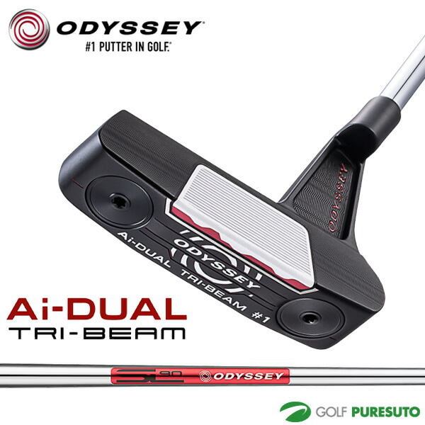 オデッセイ Ai-DUAL TRI-BEAM #1 パター STROKE LAB 90シャフト 2026年モデル ODYSSEY GOLF エーアイデュアル トライビーム ワン PUTTER ゴルフクラブ 右利き メンズ