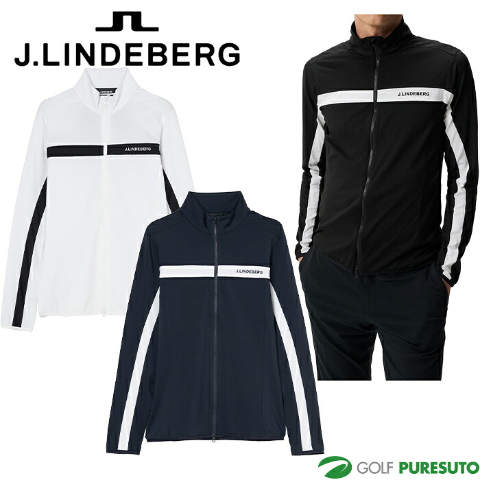 ジェイリンドバーグ 長袖 起毛 ミッドレイヤー ブルゾン 071-53320 J.LINDEBERG おしゃれ ブランド メンズ｜スポーツ　プレスト