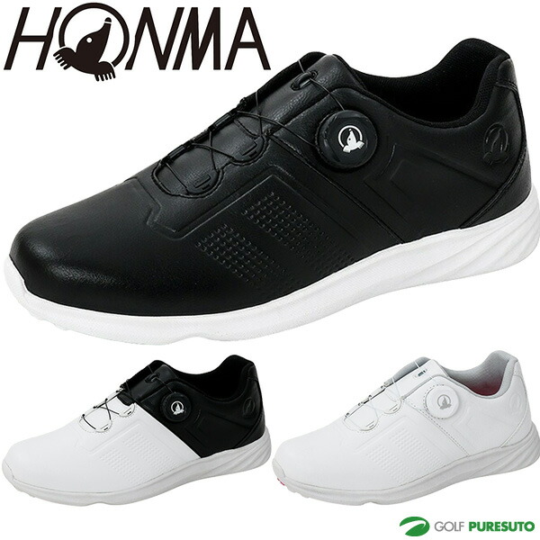 HONMA ゴルフ　シューズ 幅広4E ホワイト/ブラック　SR12502 sr125021.jpg