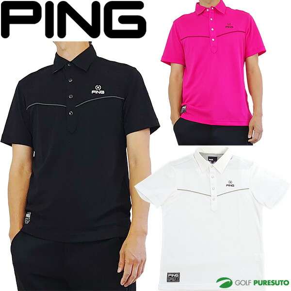 PING - ping ピン　ボタンダウンポロシャツ　メンズ　ゴルフウェア　半袖　シャツ 楽天市場】ピン ゴルフウェア 半袖シャツ 春 夏 22SSポロシャツ