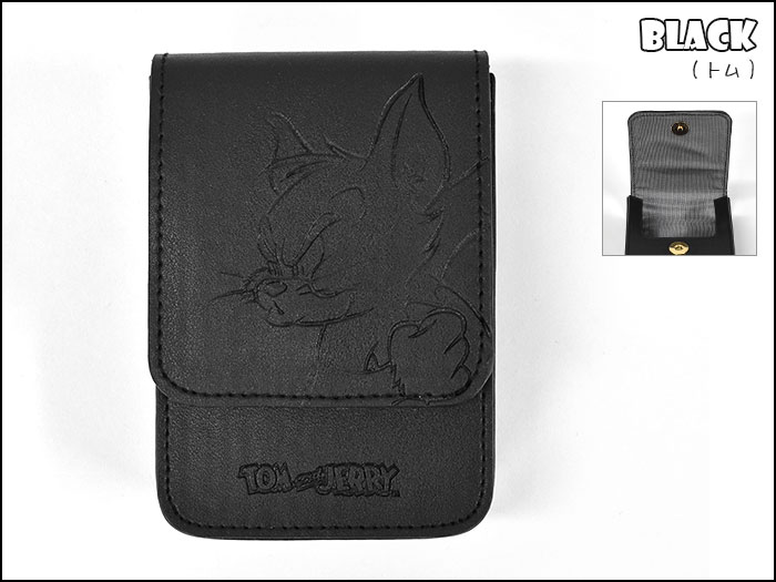 ポーチ 小物入れ Flapper R おしゃれ かわいい たばこ キャラクター グッズ ケース シガレットケース シガーケース タバコ タバコケース トムとジェリー トムジェリ フラッパー ミニポーチ ライター リップ レディース ロング 化粧ポーチ 口紅 可愛い 型押し 小さめ