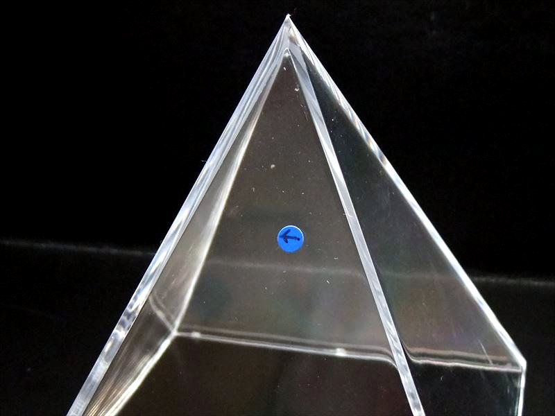 【楽天市場】 6cm【ピラミッド ケース】 お持ちのさざれ石でピラミッドに♪ レアストーンさざれにピラミッドパワー注入！！ 指輪やペンダントの