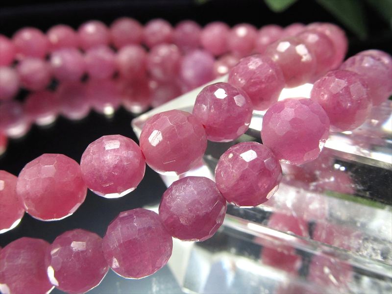 楽天市場】○3A【ルビー ミラーボールカット ブレスレット】6mm-6.5mm