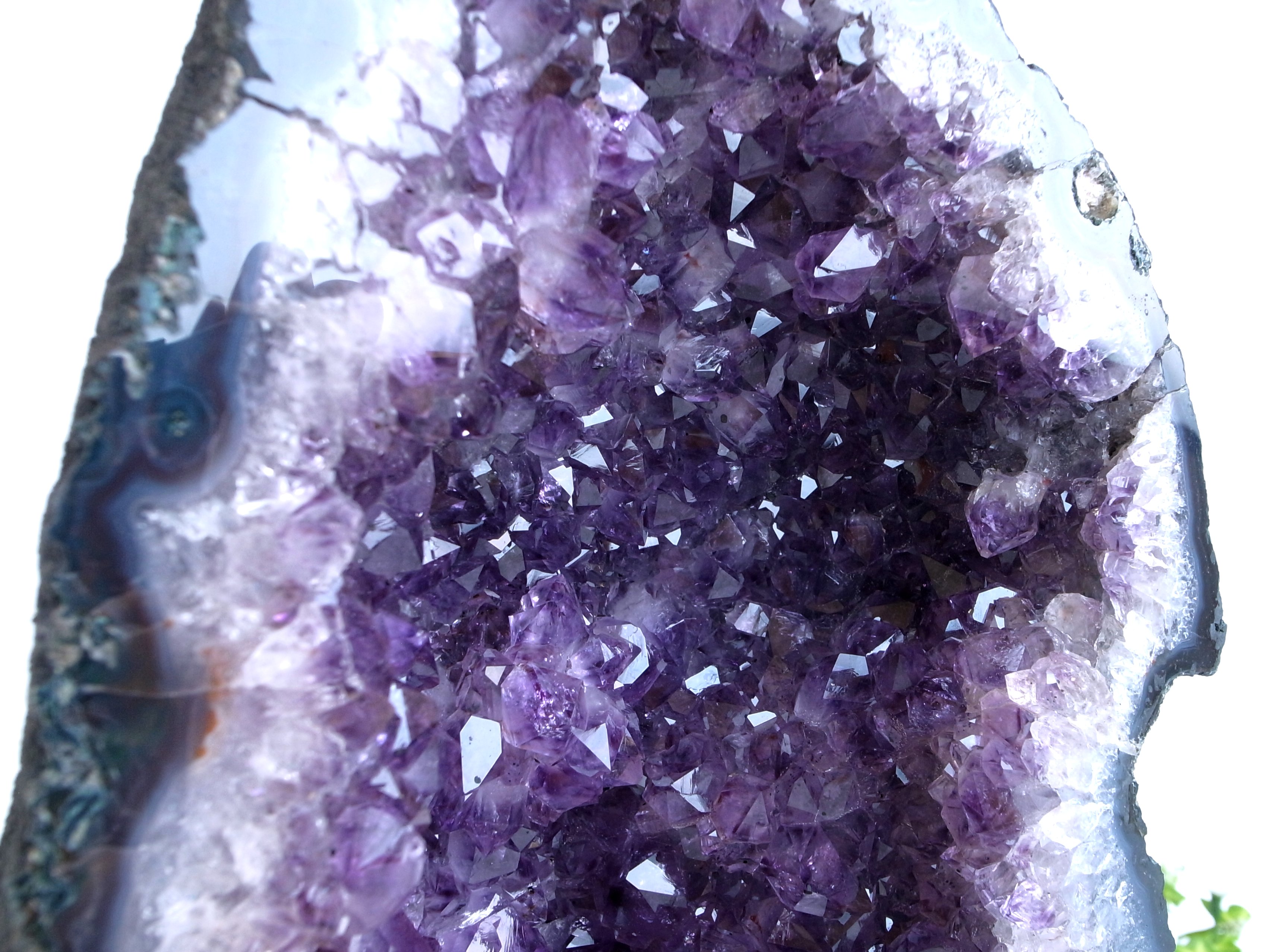 楽天市場】店頭展示中 ○メノウ共生 【アメジスト ドーム(アメジスト