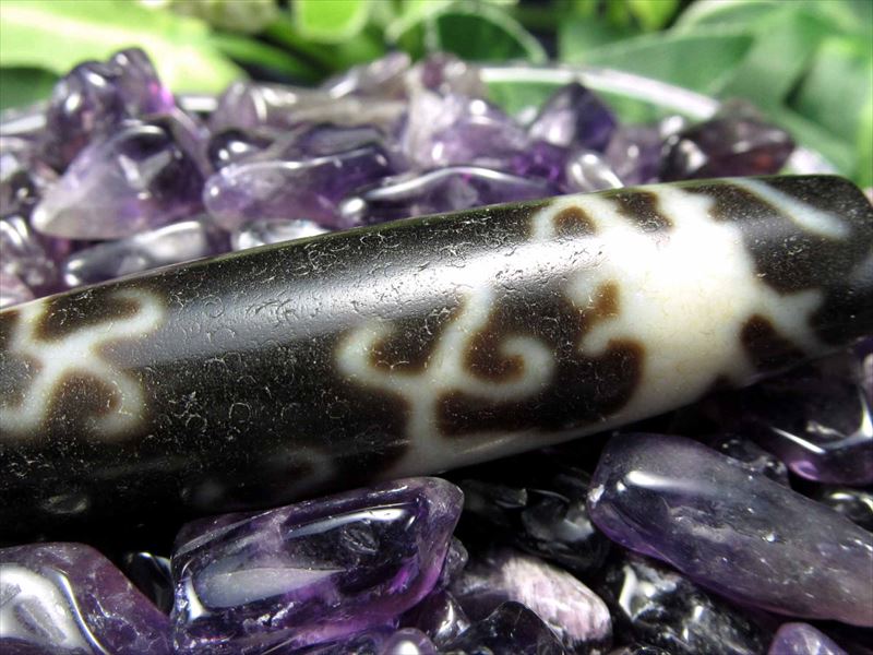 龍眼天珠 白 至純天珠