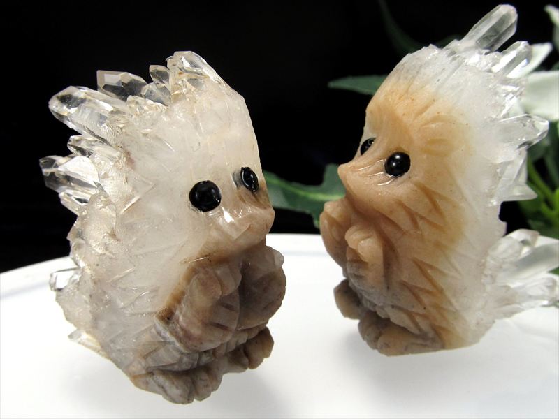 危険回避☆身を守る輝くフクロウオルゴナイト 危険回避☆身を守る輝く