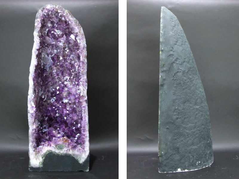 高品質 アメジスト クラスター 1853g美結晶☆美極濃紫 木製台座付き 楽天市場】特大 アメジスト クラスター 約10.33キログラム 木製