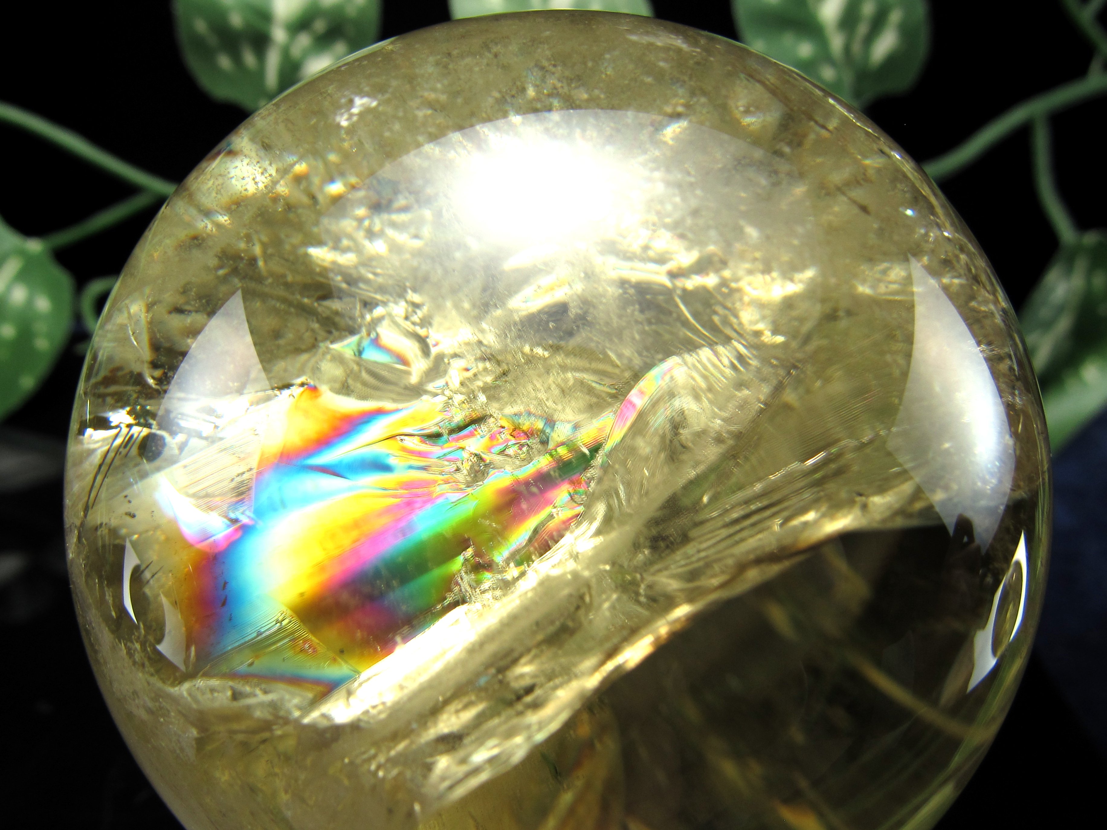 楽天市場】○完全透明【無垢水晶 丸玉】重さ 193g 直径52mm 極上