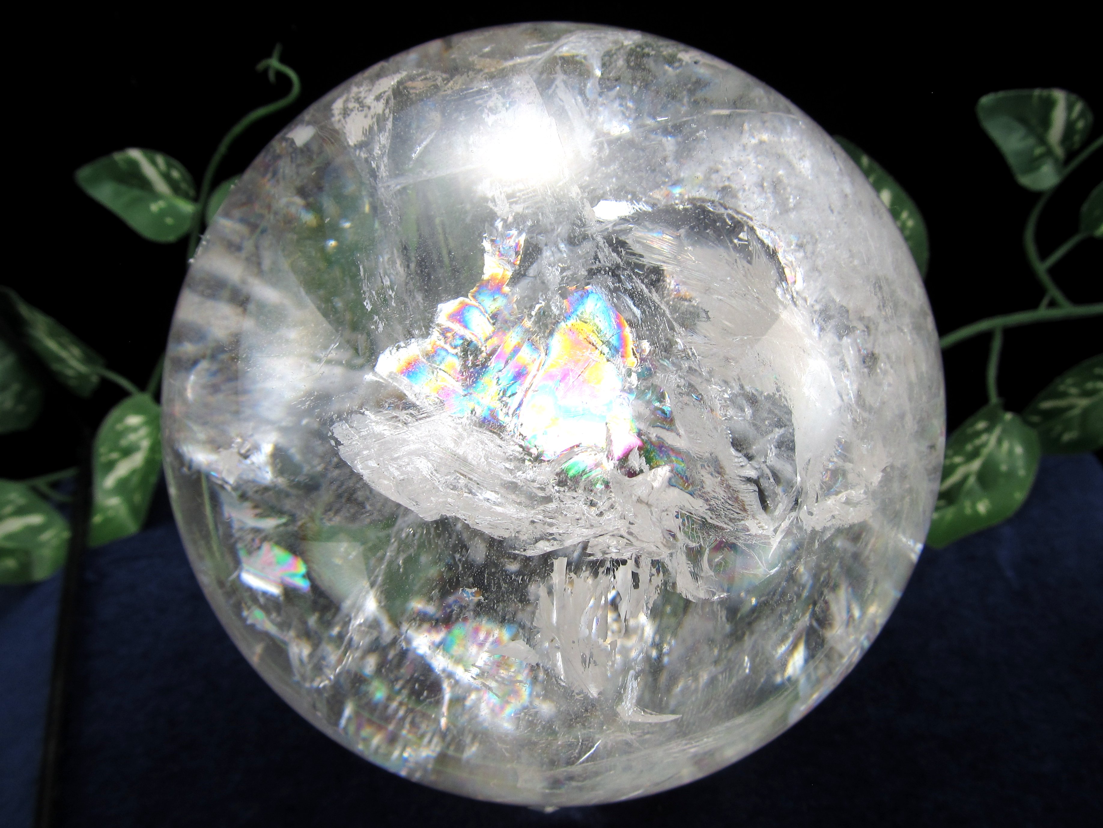 楽天市場】○葉っぱ型【縦約11mm 天然水晶（クリスタル）】 一連