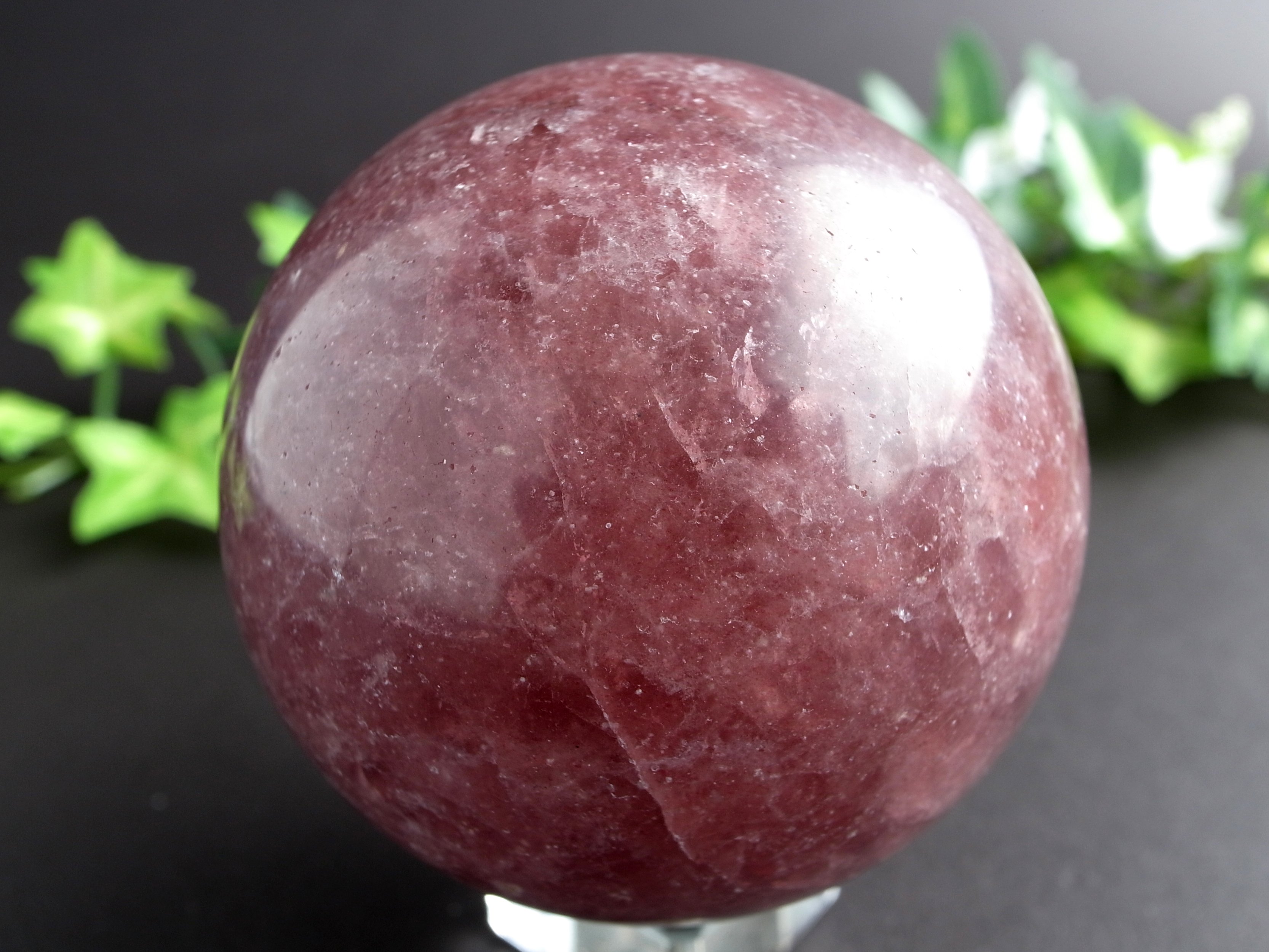 モスコバイト　白雲母　スフィア　天然石　丸玉 新種！モスコバイト シリカ スフィア 天然石置物 B121 インド産