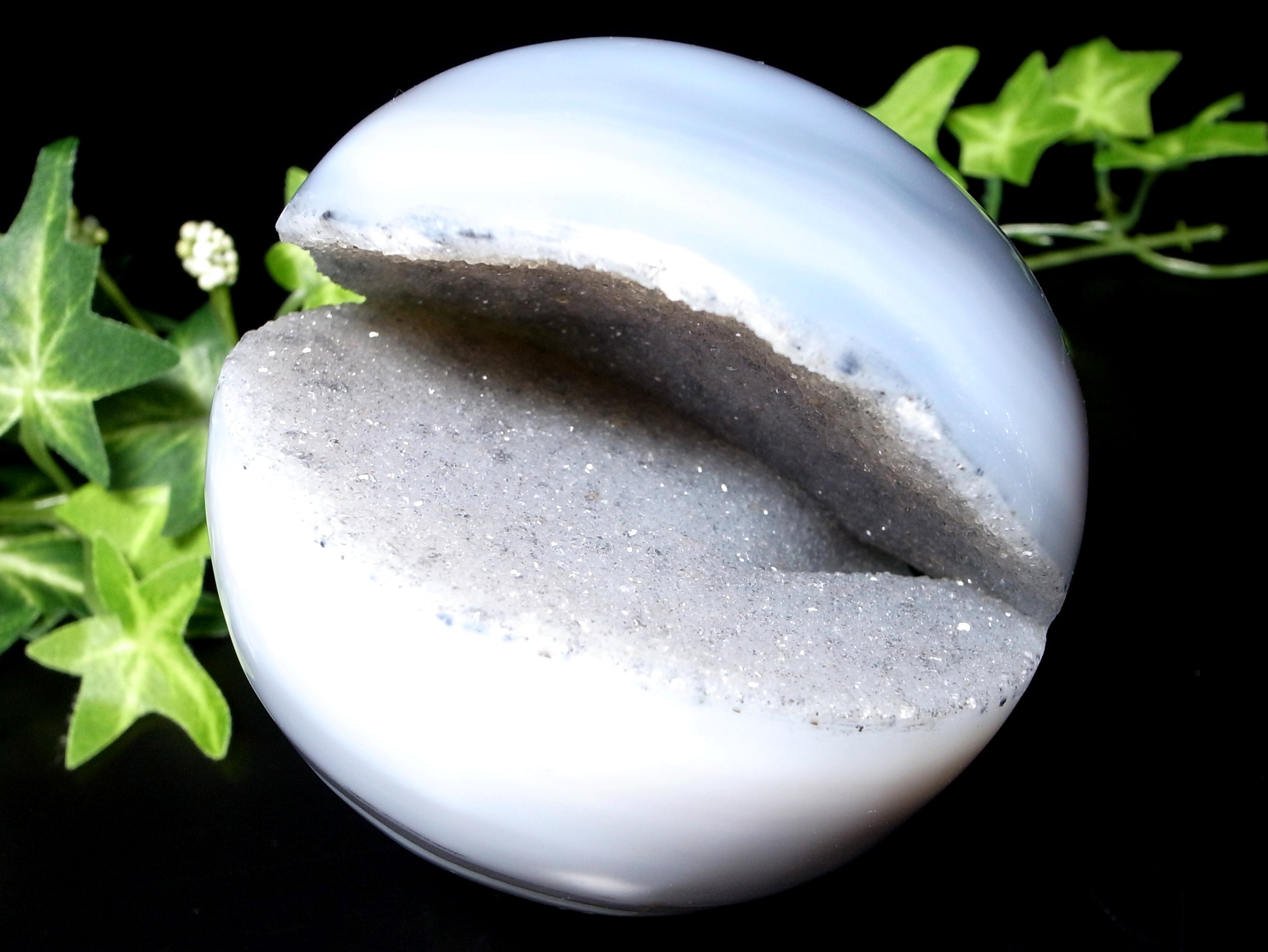 楽天市場】【一点物】【高品質】笑口アゲート丸玉 スフィア 72mm