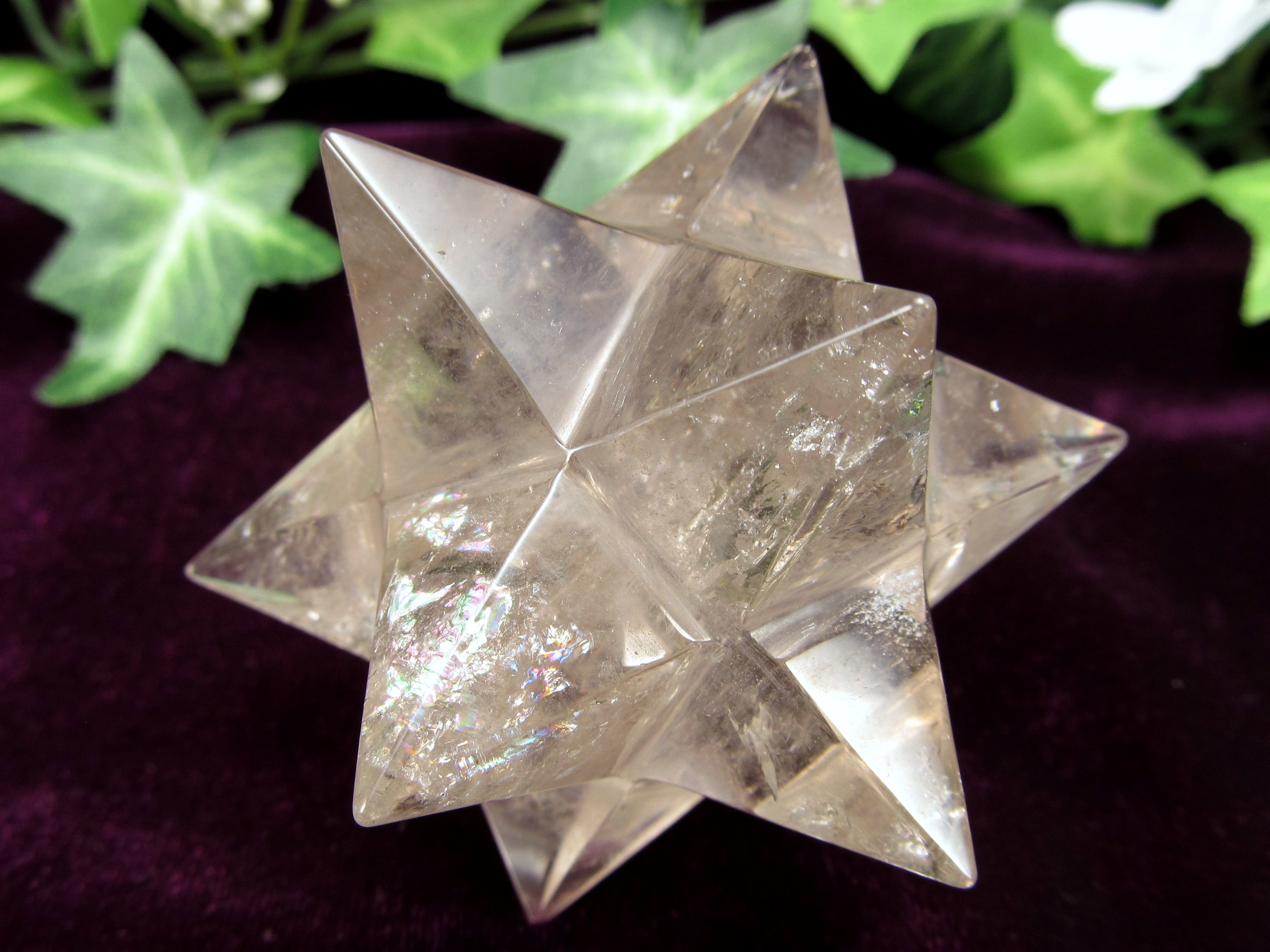 chunさま専用超高品質！ライモナイト入り　水晶　アステロイド天然石置物 chunさま専用超高品質！ライモナイト入り 水晶 アステロイド