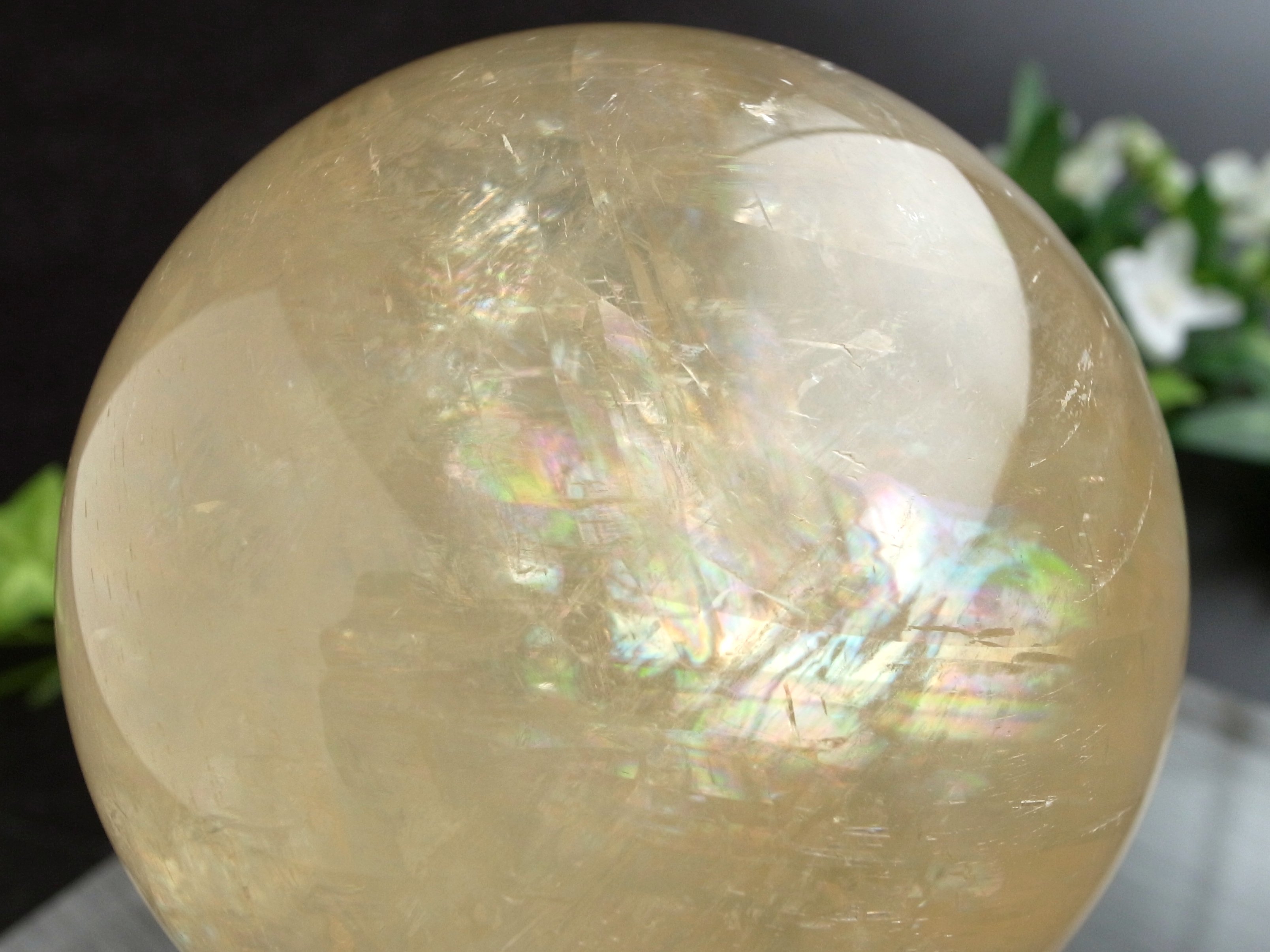 楽天市場】○ 漆黒の丸玉【スターモリオン 黒水晶 丸玉 台座付き】重さ