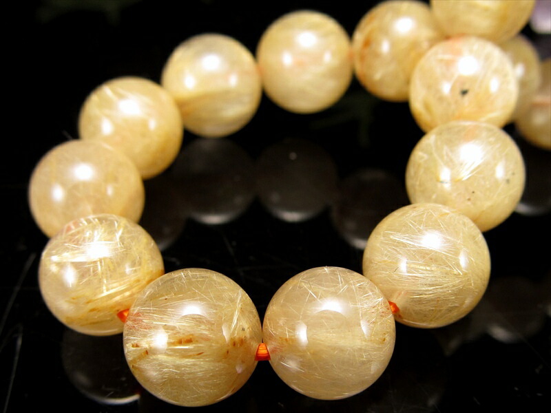 ルチルクォーツブレスレット　ヴィーナスヘアルチル 楽天市場】☆高品質☆【ブレスレット】ヴィーナスヘアルチルクォーツ