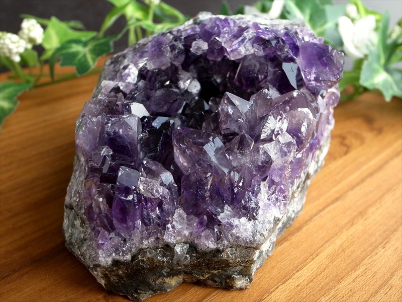 楽天市場】浮かび上がる天使の指紋 S級【アメジスト(紫水晶)丸玉 LED台