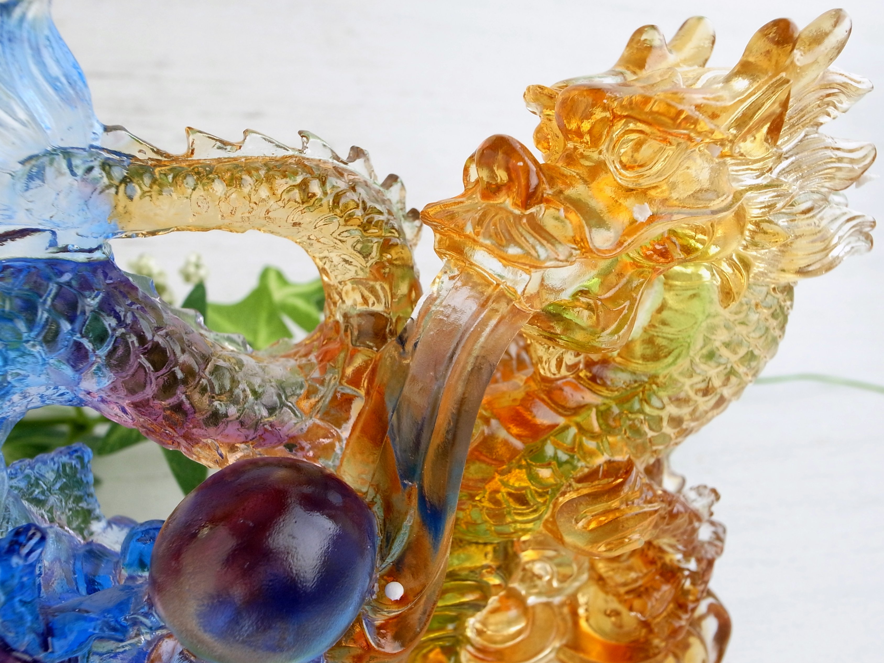 楽天市場】○至高の龍神彫刻 【笑口瑪瑙 玉持ち龍神 龍彫刻置物】重さ