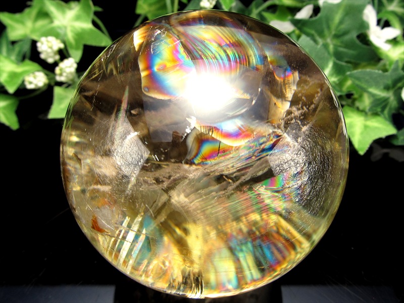 楽天市場】○ 漆黒の丸玉【スターモリオン 黒水晶 丸玉 台座付き】重さ