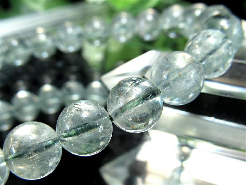 【抜粋鑑別済み】虹入り 5A【グリーンオリゴ クレース (天然フェルドスパー) ブレスレット】7.5mm-8mm&times;24珠 サンストーンの母体となる鉱物 一点物【タンザニア アルーシャ州産】 パワーストーン 天然石 金運PO｜ＣｏｍＲｏｓｅ