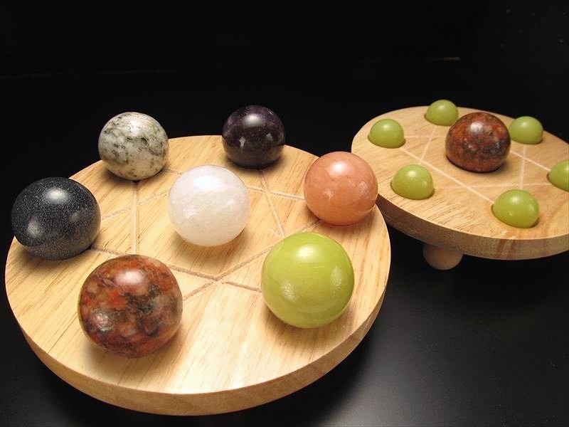 楽天市場】パワーサークル 七星陣 台座 90mm 天然石盤 丸玉別売り