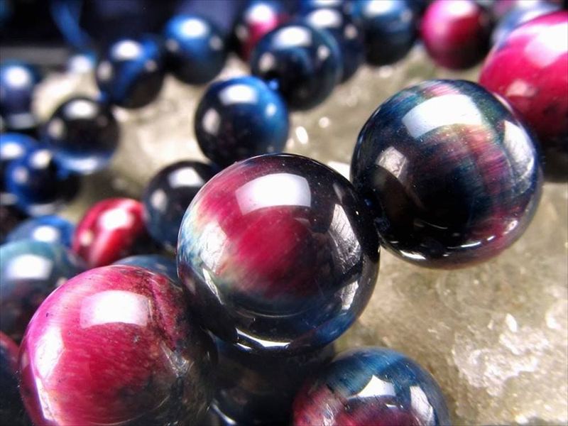 【№3】天然石　虎目石タイガーアイ レッドタイガーアイ アメジスト　3点タンブル tumb-y05-1.jpg