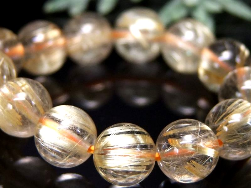 楽天市場】○濃厚 4A【レッドルチルクォーツ ブレスレット】10mm-10.5