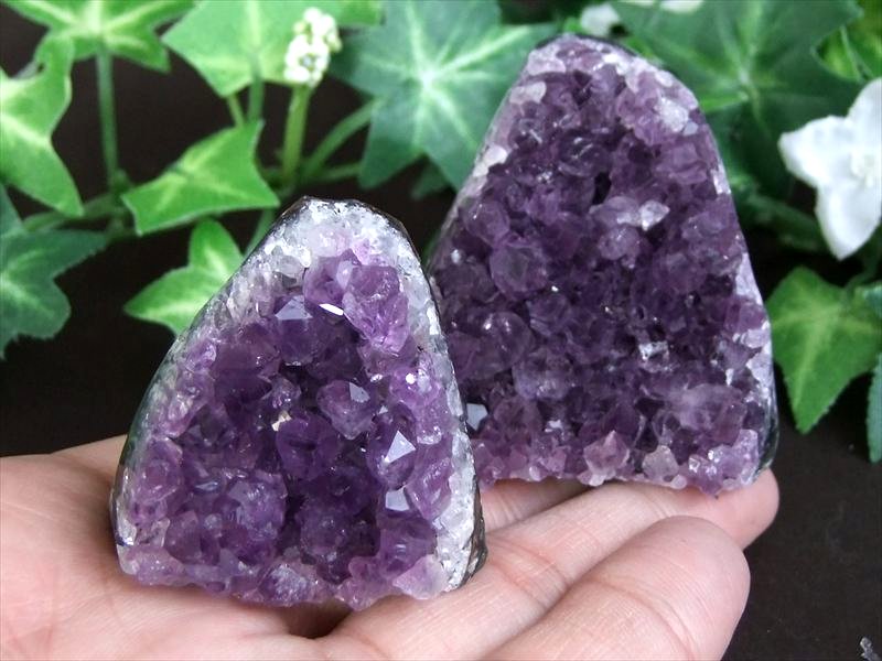 楽天市場】【パワーストーン】アメジスト(紫水晶) 原石 3A クラスター