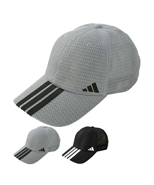 【大きいサイズ】ポリジンライトメッシュキャップ【adidas(アディダス)】メンズ 4L キャップ 帽子 ビッグサイズ