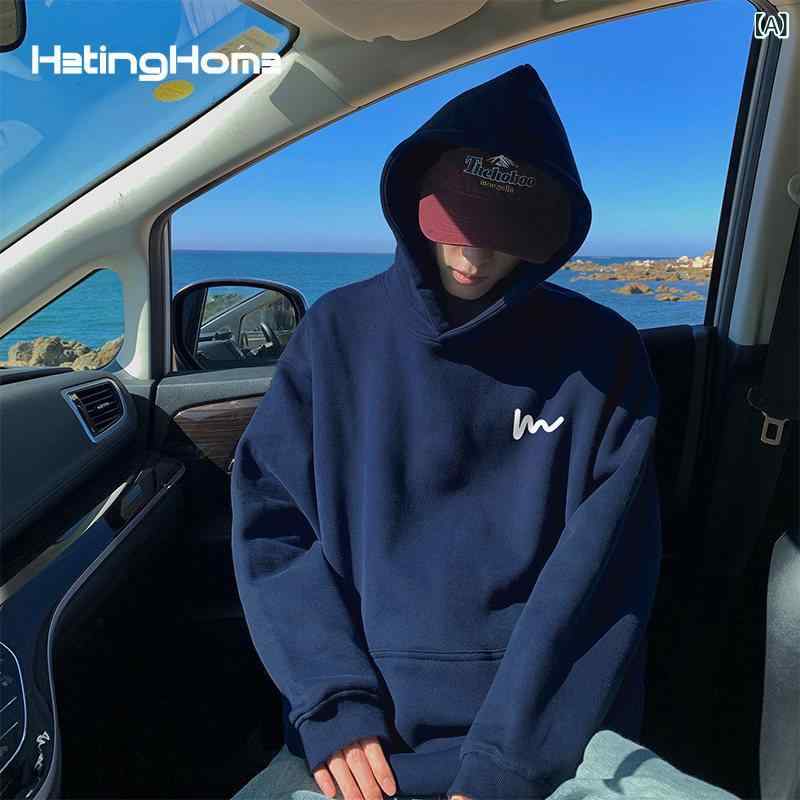秋冬 メンズ パーカー hetinghome heartbeat ! 春の カップル フード付き スウェットシャツ ゆったり メンズ ユニセックス アメリカン ジャケット|サポートシェアグローバル