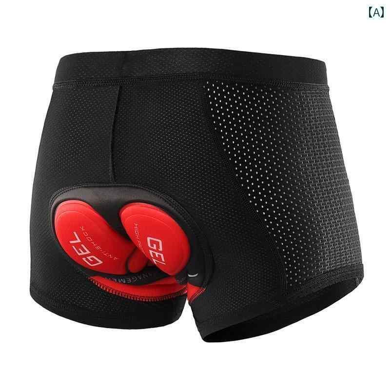 スポーツ　パンツ　フィットネス サイクリング 下着 メンズ 厚手 シリコン マウンテン ロード バイク パンツ インナーウェア ショーツ 速乾 オール シーズン 対応
