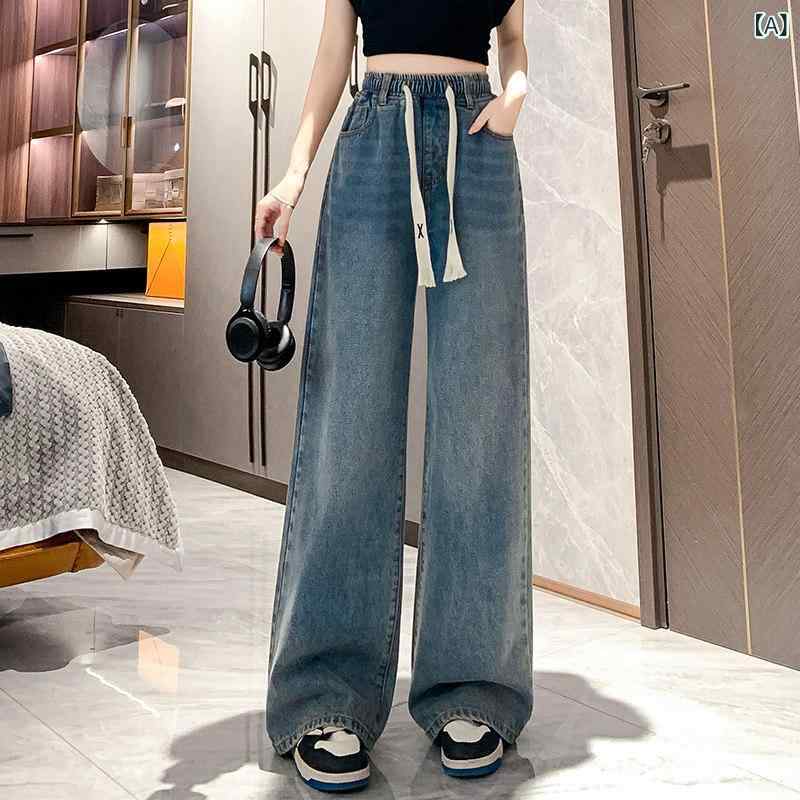 デニム レディース デニムパンツ 2025年の春にリリースされる女性向けファッションアイテム。大きいサイズ広がり脚のデニムパンツ春と秋にぴったりのアイテム。