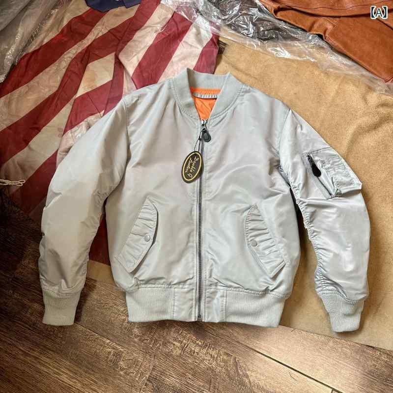 Ma1フライトジャケット薄手の春秋飛行服。男女兼用の短いコート。デュポン製ウィンドブレーカーで防風防水を備え通勤に最適。